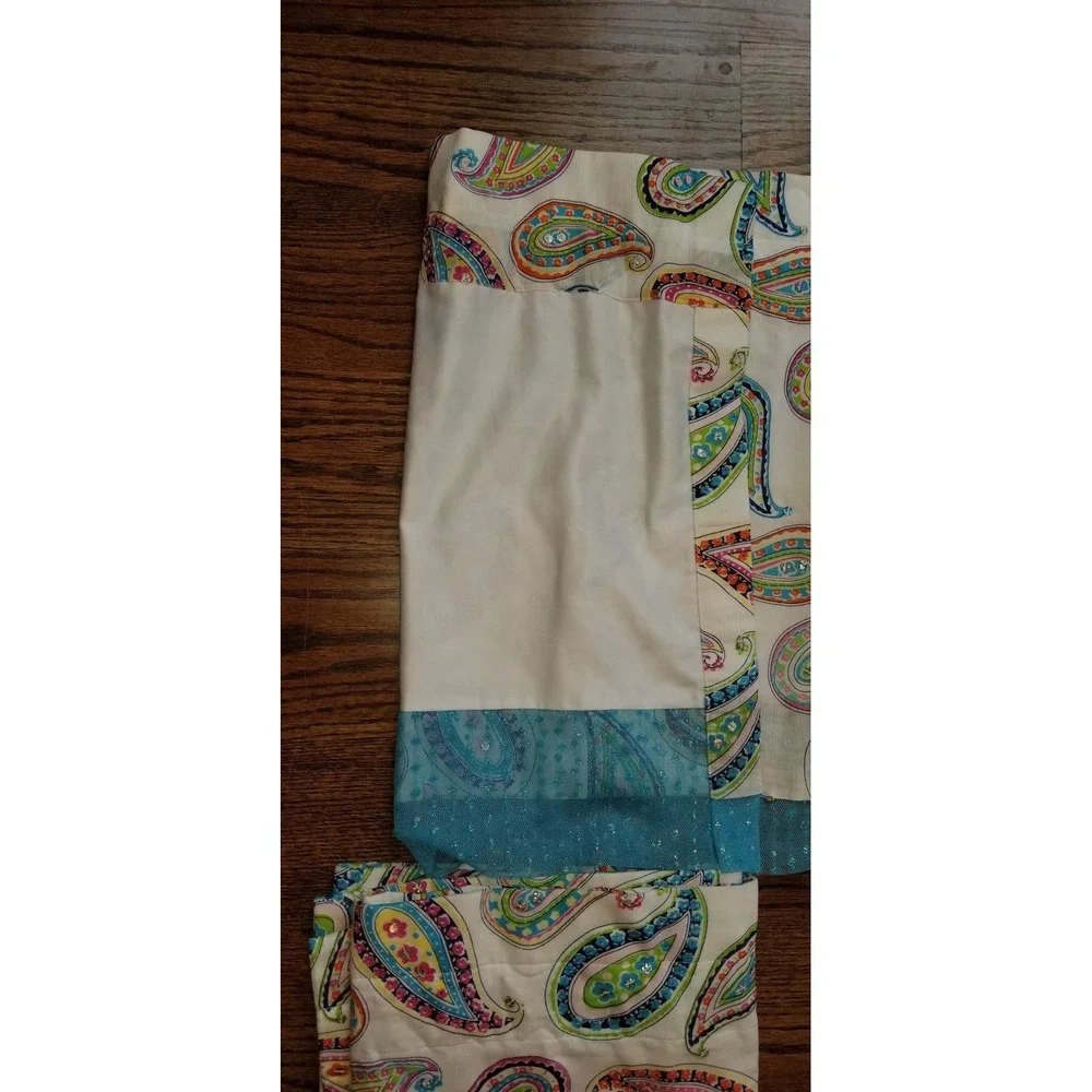 Window Valance 20x 90, multi color boho‎ paisley